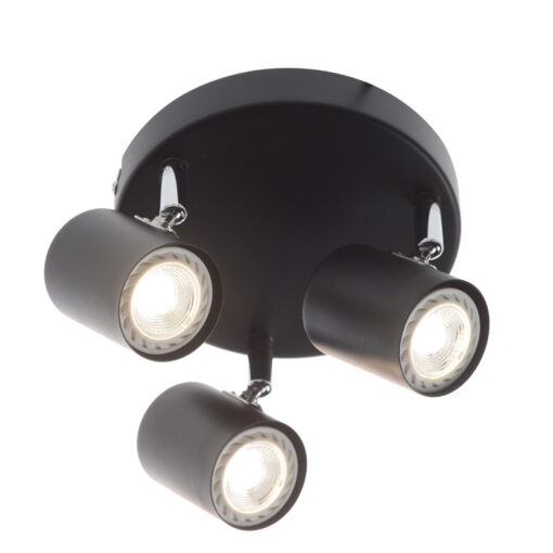 ΣΠΟΤ ΡΟΖΕΤΑ ΜΑΥΡΟ ΜΑΤ 3ΧGU10 ORFEAS ACA DECOR – SUH1893PB