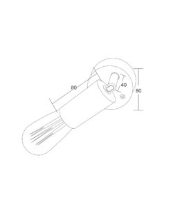 Σποτ Ι Χρώμιο 1ΧΕ27 ACA DECOR – SUT1911PC