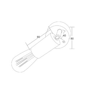 Σποτ Ι Χρώμιο 1ΧΕ27 ACA DECOR  – SUT1911PC