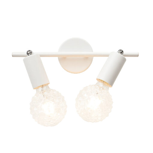 Επίτοιχο Φωτιστικό 2ΧΕ27 Λευκό Μεταλλικό ACA DECOR – SUT1912TWH