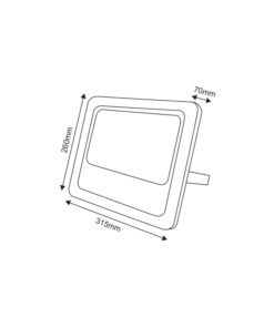LED Ηλιακός Προβολέας 100W ACA 120° Αδιάβροχος IP66 6000K – SV10060