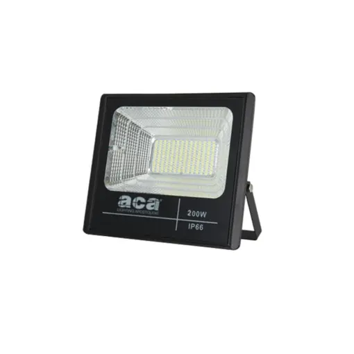 LED Ηλιακός Προβολέας 200W ACA 120° Αδιάβροχος IP66 6000K – SV20060