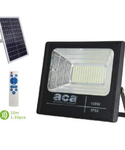 LED Ηλιακός Προβολέας 25W ACA 120° Αδιάβροχος IP66 6000K – SV2560