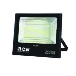 LED Ηλιακός Προβολέας 300W ACA 120° Αδιάβροχος IP66 6000K – SV30060