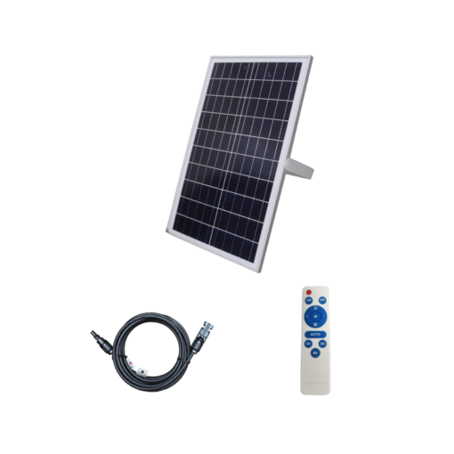 LED Ηλιακός Προβολέας 100W ACA 120° Αδιάβροχος IP66 6000K – SV10060