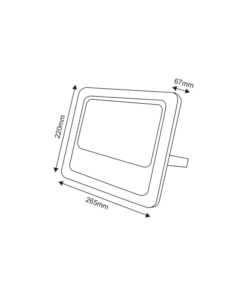 LED Ηλιακός Προβολέας 60W ACA 120° Αδιάβροχος IP66 6000K – SV6060