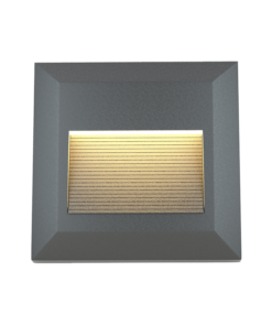 it-Lighting Salmon LED 2W 3CCT Outdoor Wall Lamp Anthracite CCT D:12.4cmx12.4cm (80201840)