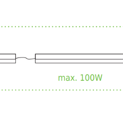 LED T5 Φωτιστικό Πάγκου/Κουζίνας με Διακόπτη 5W 30cm 3000K 500lm ACA – DAPO530