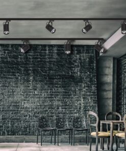 InLight Σποτ τριφασικής ράγας LED 10W 3000K σε μαύρη απόχρωση D:10cmX15,5cm (T01001-BL)