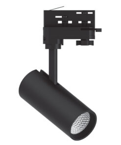 InLight Σποτ τριφασικής ράγας LED 10W 4000K σε μαύρη απόχρωση D:10cmX15,5cm (T01002-BL)