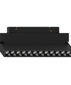 InLight Φωτιστικό LED 12W 4000K για μαγνητική ράγα σε μαύρη απόχρωση D:22cmX10,5cm (T01602-BL)