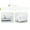 LED Γραμμικό Στεγανό Φωτιστικό 71cm 18W ACA 1570lm 120° 4000K IP66 – TETE1840