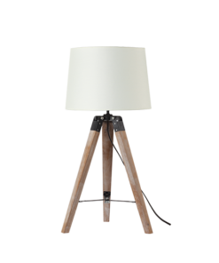 ΕΠΙΤΡΑΠΕΖΙΟ ΦΩΤΙΣΤΙΚΟ 1ΧΕ27 ΞΥΛΟ+ΜΠΕΖ ΑΜΠΑΖΟΥΡ+ΜΑΥΡΟ ΜΕΤΑΛΛΟ Φ30XH65CM MOUSSE ACA DECOR – TF17701TOBB