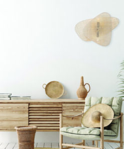 ΕΠΙΤΟΙΧΟ Φ/Σ 2ΧΕ14 SKYROS ΨΑΘΑ ΡΑΤΑΝ 50X35X13CM ACA – TF20852WN