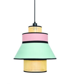 ΚΡΕΜΑΣΤΟ ΦΩΤΙΣΤΙΚΟ 1ΧΕ27 JAPAN ΡΟΖ-ΜΕΝΤΑ ΥΦΑΣΜΑ+ΨΑΘΑ ΡΑΤΑΝ D42XH190CM ACA – TF20881P