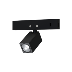 ΜΙΝΙ ΜΑΥΡΟ ΤΕΤΡΑΓΩΝΟ ΜΑΓΝΗΤΙΚΟ ΣΠΟΤ 24V DC 1W 4000K 85LM 24° RA90 5YRS 12*22(38)ΜΜ ACA – THUBE140BS