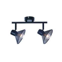 ΕΠΙΤΟΙΧΟ Φ/Σ 2ΧΕ14 PALOMA ΜΑΥΡΟ ΜΕΤΑΛΛΙΚΟ 32X13X19CM ACA – TNK2832SB