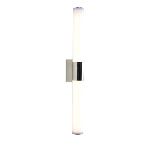 Επίτοιχο Φωτιστικό LED 13W IP44 Λευκό + Χρώμιο ACA DECOR  Θερμό Λευκό 3200K – TNK7518013W