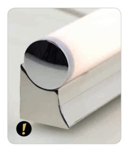 Επίτοιχο Φωτιστικό LED 15W IP44 Λευκό + Χρώμιο ACA DECOR Θερμό Λευκό 3200K – TNK7518315W