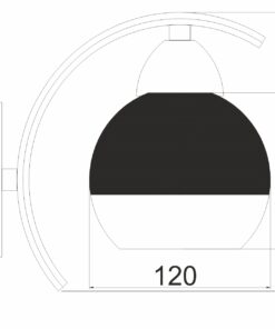 Φωτιστικό Τοίχου Απλίκα 1ΧE27 Γυαλί Χρώμιο – Διάφανο ACA DECOR – TNK81444CR1W