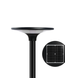 LED Ηλιακό Φωτιστικό Πλατείας 20W CCT 3000K-4000K 2100lm IP65 ACA – TOUR20CCT