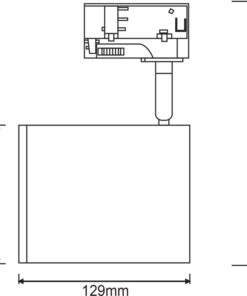 ΦΩΤΙΣΤΙΚΟ ΣΠΟΤ ΡΑΓΑΣ ΤΡΙΦΑΣΙΚΟ 4 ΚΑΛΩΔΙΩΝ ΣΕ ΜΑΥΡΟ ΧΡΩΜΑ 1xGU10 AR111 ACA – TS68AR4CB