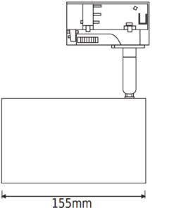ΦΩΤΙΣΤΙΚΟ ΣΠΟΤ ΡΑΓΑΣ ΤΡΙΦΑΣΙΚΟ 4 ΚΑΛΩΔΙΩΝ ΣΕ ΛΕΥΚΟ ΧΡΩΜΑ 1X E27 PAR 30 ACA – TS68PAR4CW
