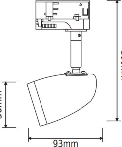 ΦΩΤΙΣΤΙΚΟ ΣΠΟΤ ΡΑΓΑΣ ΤΡΙΦΑΣΙΚΟ 4 ΚΑΛΩΔΙΩΝ ΣΕ ΛΕΥΚΟ ΧΡΩΜΑ 1XGU10 ACA – TS75GU4CW