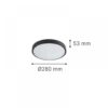 it-Lighting Torch LED 18W 3CCT Outdoor Ceiling Light White D:28cmx5,3cm (80300320)