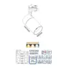 Σποτ Ράγας LED COB 30W Dimmable Τριφασικό Universe CCT 3000-5000K 2850lm 38° Μαύρο 2-U011907