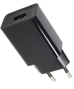 USB ADAPTOR BLACK 230VAC (0.45A) / 5VDC (1A) ACA – USBPLUG