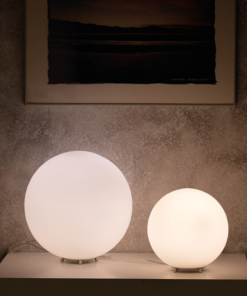 ACA DECOR   – Επιδαπέδιο Φωτιστικό 1ΧΕ27 Λευκό Γυαλί + Πλαστικό Φ25 V2010251TW