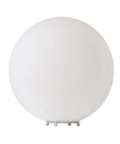 ACA DECOR – Επιδαπέδιο Φωτιστικό 1ΧΕ27 Λευκό Γυαλί + Πλαστικό Φ35ΧΗ35cm