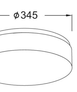 Φωτιστικό Οροφής / Τοίχου Πλαφονιέρα 2xE27 Στρογγυλό Μεταλλικό Ανοιχτό Γκρι & Λευκό Γυαλί ACA DECOR – V287071C34