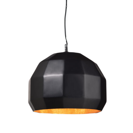 Κρεμαστό Φωτιστικό 1ΧΕ27 Μαύρο+Χρυσό ACA DECOR – V35077BG