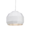 Κρεμαστό Φωτιστικό 1ΧΕ27 Λευκό +Ασημί  ACA DECOR  – V35077WS