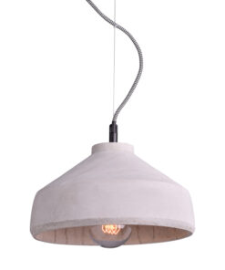 Κρεμαστό Φωτιστικό Καμπάνα 1xΕ27 Τσιμέντο Φ280 ACA DECOR – V351581P