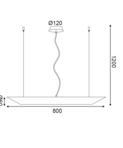 Κρεμαστό Φωτιστικό 2ΧGU10 Μεταλλικό Λευκό+Χρυσό ACA DECOR – V362952PWG
