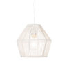 Κρεμαστό Φωτιστικό 1ΧΕ27 Σχοινί Λευκό Φ300 ACA DECOR   – V36319