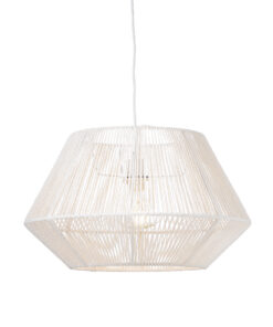 Κρεμαστό Φωτιστικό 1ΧΕ27 Σχοινί Λευκό Φ495 ACA DECOR – V36320