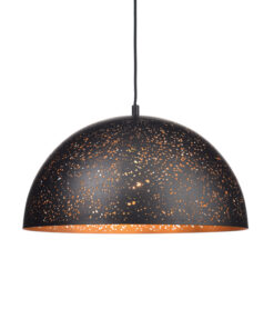 Κρεμαστό Φωτιστικό 1ΧΕ27 Μεταλλικό Μαύρο & Ορείχαλκος ACA DECOR – V363381PBG