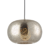 ACA DECOR   – Κρεμαστό 1ΧΕ27 Ασημί Μέταλλο Φ30ΧΗ120cm