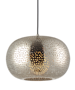 ACA DECOR – Κρεμαστό 1ΧΕ27 Ασημί Μέταλλο Φ30ΧΗ120cm