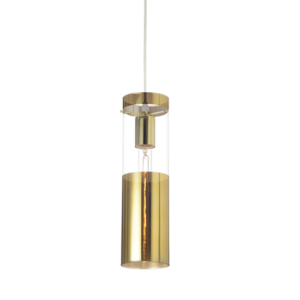 ACA DECOR  – Κρεμαστό Φωτιστικό 5ΧΕ27 Ορείχαλκο Γυαλί + Μέταλλο Φ37ΧΗ180