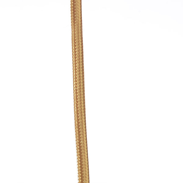 ACA DECOR   – Κρεμαστό Φωτιστικό 1ΧΕ27 Λευκό/Χρυσό Πηλός Φ35ΧΗ120cm