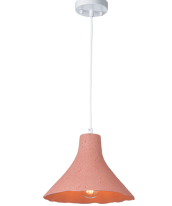 ACA DECOR – Κρεμαστό Φωτιστικό 1ΧΕ27 Ροζ Πηλός Φ25ΧΗ120cm