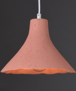 ACA DECOR   – Κρεμαστό Φωτιστικό 1ΧΕ27 Ροζ Πηλός Φ25ΧΗ120cm