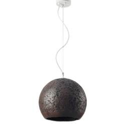 ACA DECOR – Κρεμαστό Φωτιστικό 1ΧΕ27 Καφέ Πηλός Φ35 V372351PBN