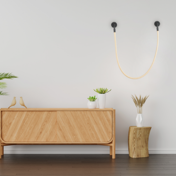 Γραμμικό Φωτιστικό Τοίχου MALPO LED 16W 3000K 980lm Μαύρο Μεταλλικό + Σιλικόνη D4*H160 ACA – V43177WBK1600