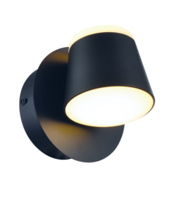 ΕΠΙΤΟΙΧΟ ΦΩΤΙΣΤΙΚΟ LED 8W 3000K 640LM ΛΕΥΚΟ ΜΕΤ/ΚΟ 12X12X13CM LUCIDO ACA – V83LEDW13BK